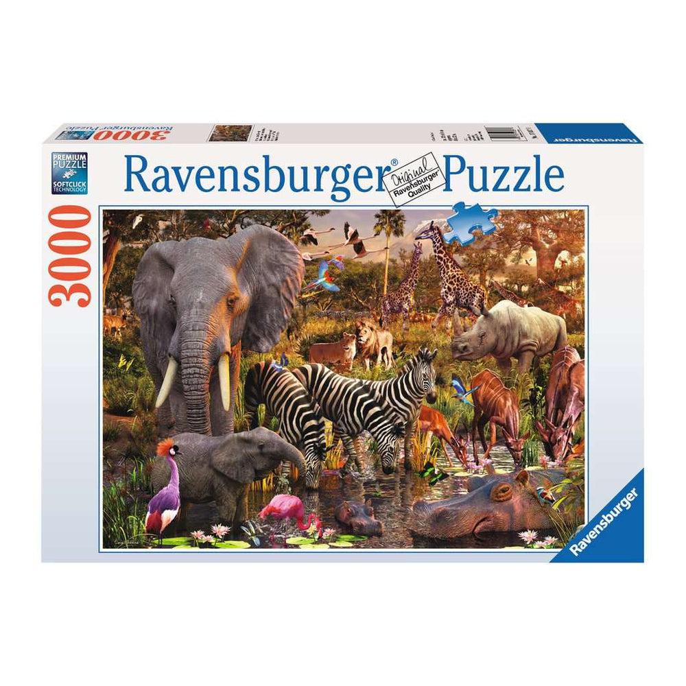 Ravensburger-African Animal World - 3000 Piece Puzzle-17037-Legacy Toys