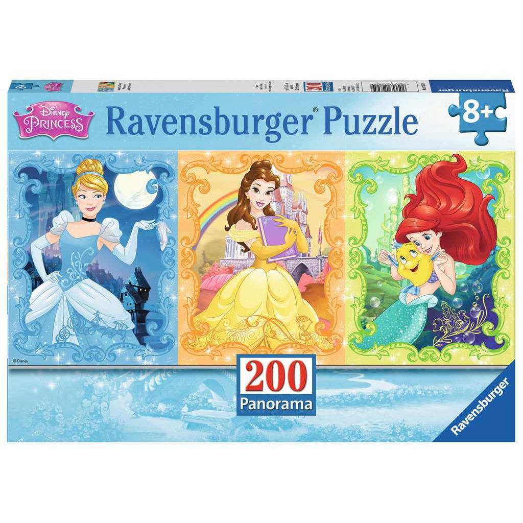 Ravensburger-Beautiful Disney Princesses 200 Piece Panorama Puzzle-12825-Legacy Toys