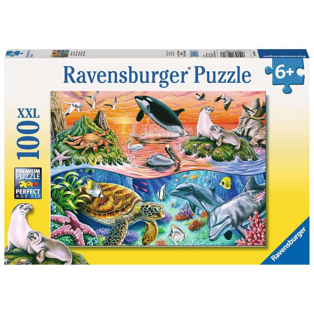 Ravensburger-Beautiful Ocean 100 Piece Puzzle-10681-Legacy Toys