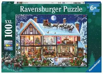 Ravensburger-Christmas at Home Seasonal 100 Piece Puzzle-12996-Legacy Toys