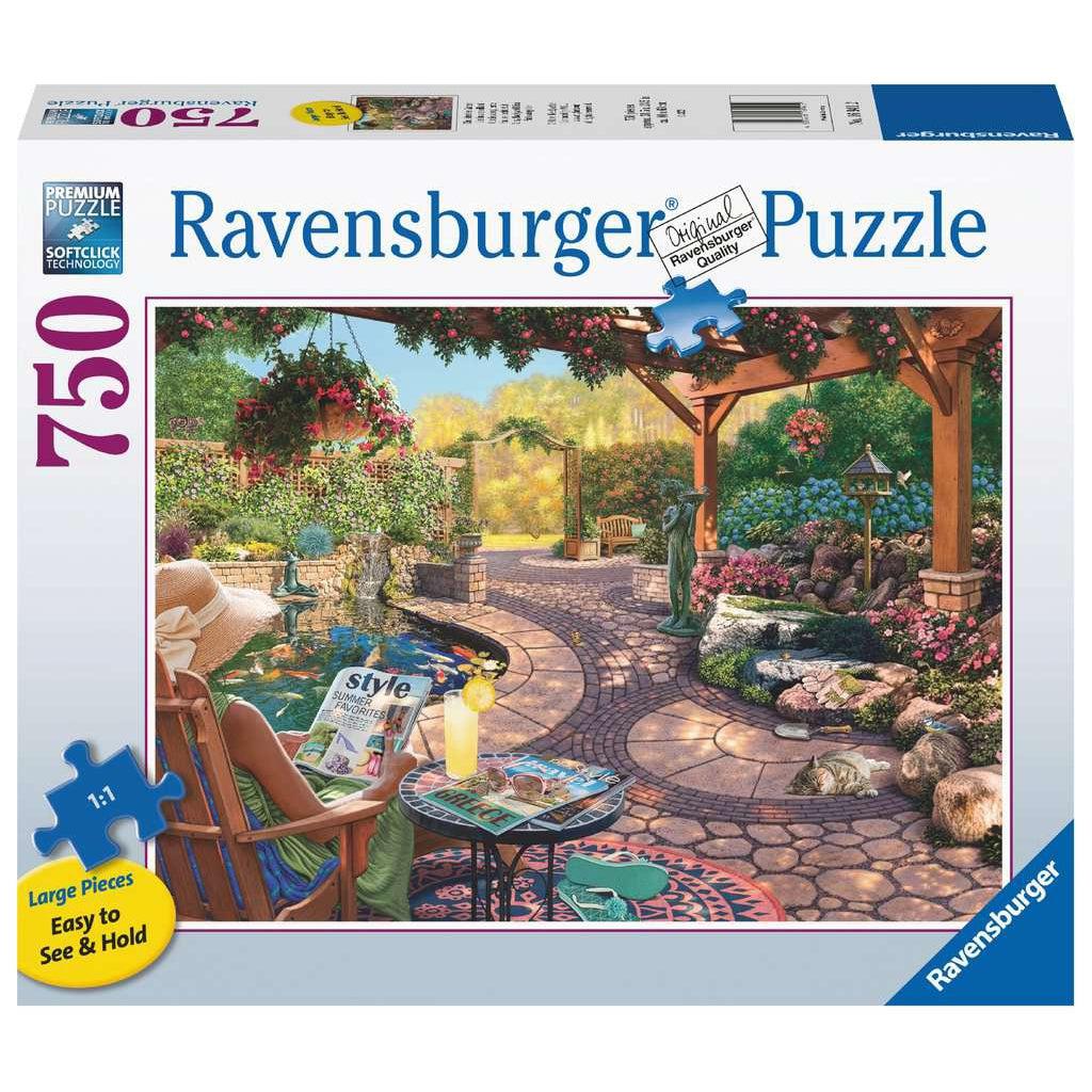 Ravensburger-Cozy Backyard Bliss 750 Piece Large Format-16941-Legacy Toys