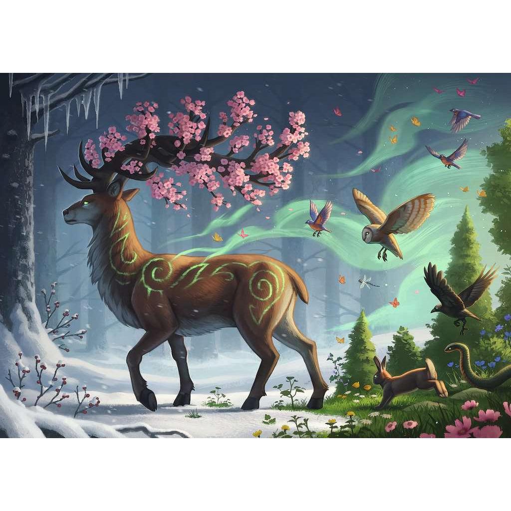 Ravensburger-Deer of Spring 1000 Piece Puzzle-17385-Legacy Toys