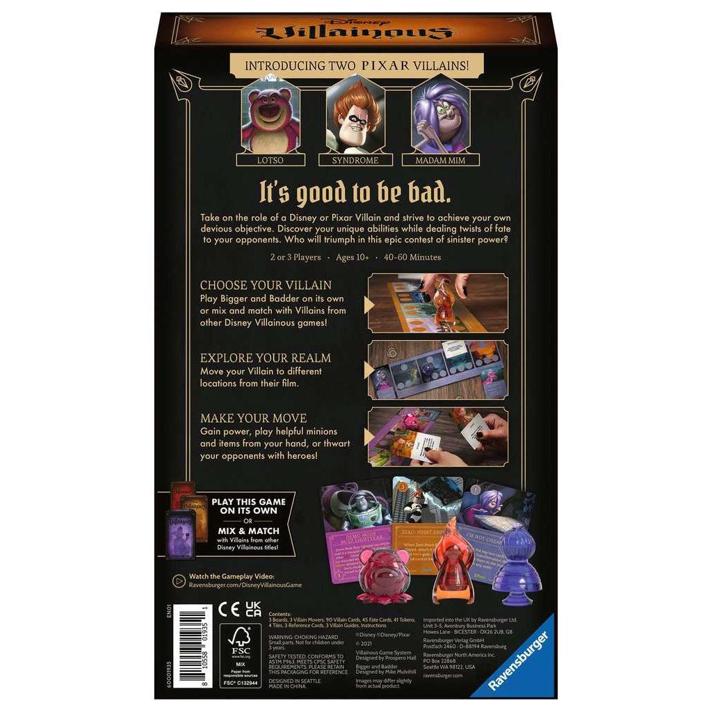 Ravensburger-Disney Villainous: Bigger & Badder-60001935-Legacy Toys