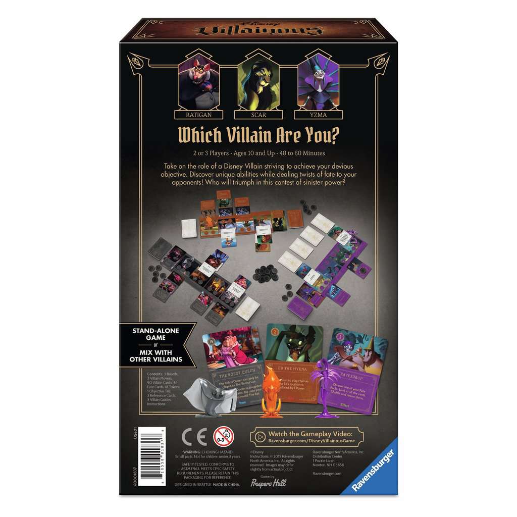 Ravensburger-Disney Villainous: Evil Comes Prepared-60001837-Legacy Toys