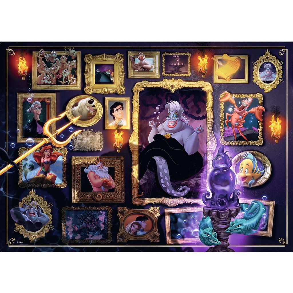 Ravensburger-Disney Villainous: Ursula 1000 Piece Puzzle-15027-Legacy Toys