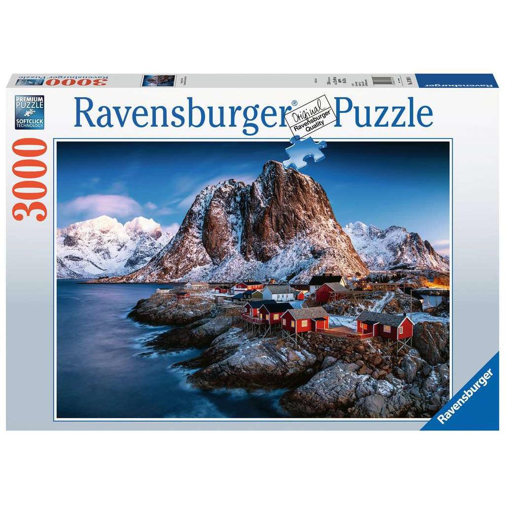 Ravensburger-Hamnoy, Lofoten 3000 Piece Puzzle-17081-Legacy Toys