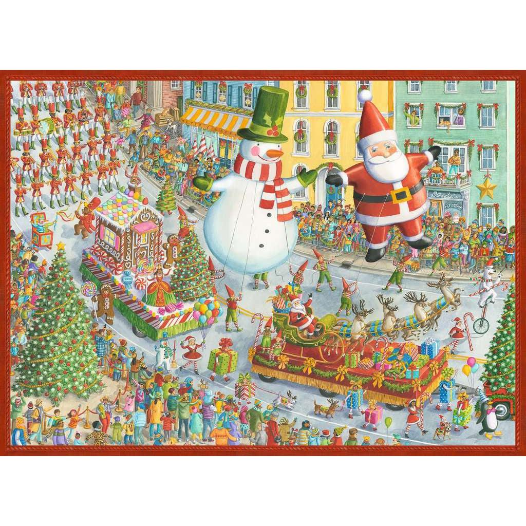 Ravensburger-Here Comes Christmas 500 Piece Puzzle-17460-Legacy Toys