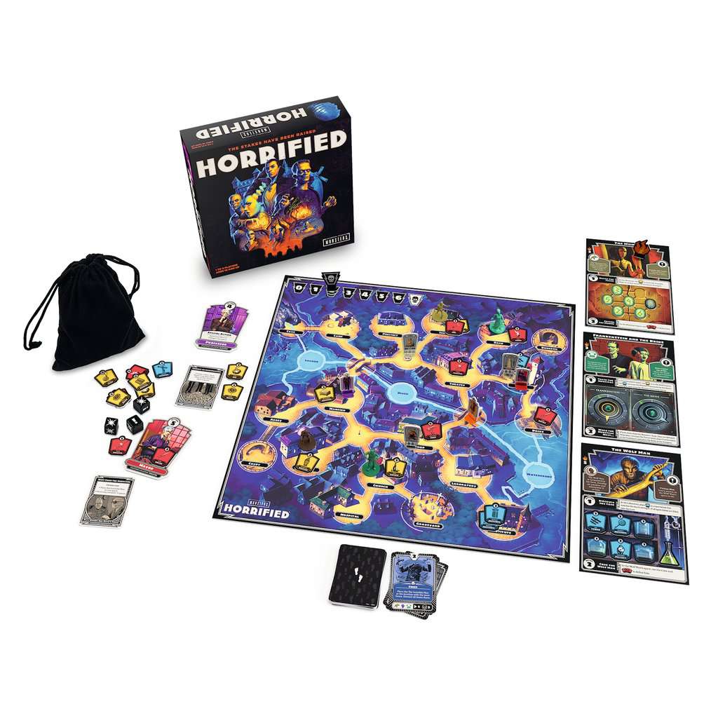 Ravensburger-Horrified Universal Monsters Game-60001836-Legacy Toys