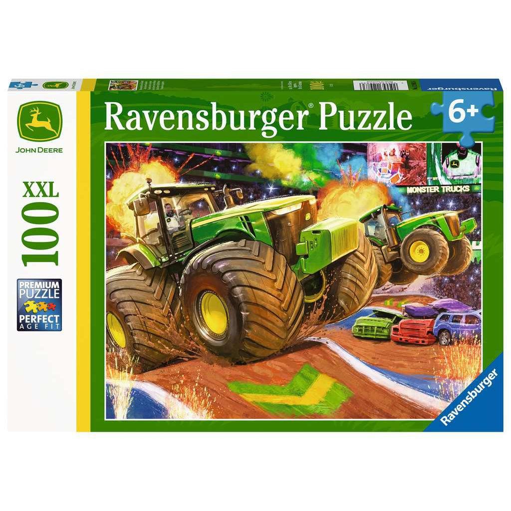 Ravensburger-John Deere Big Wheels - 100 Piece Puzzle-12983-Legacy Toys