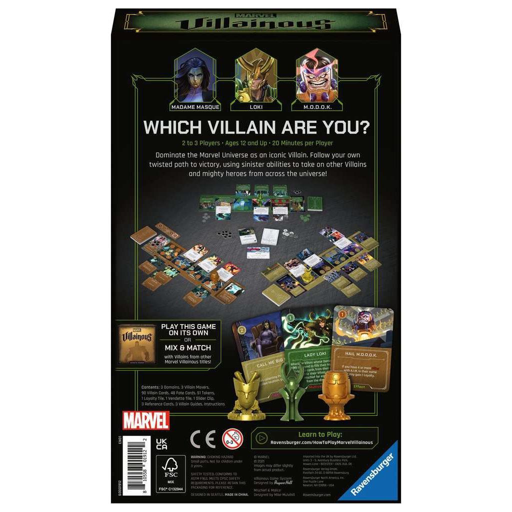 Ravensburger-Marvel Villainous: Mischief & Malice-60001912-Legacy Toys