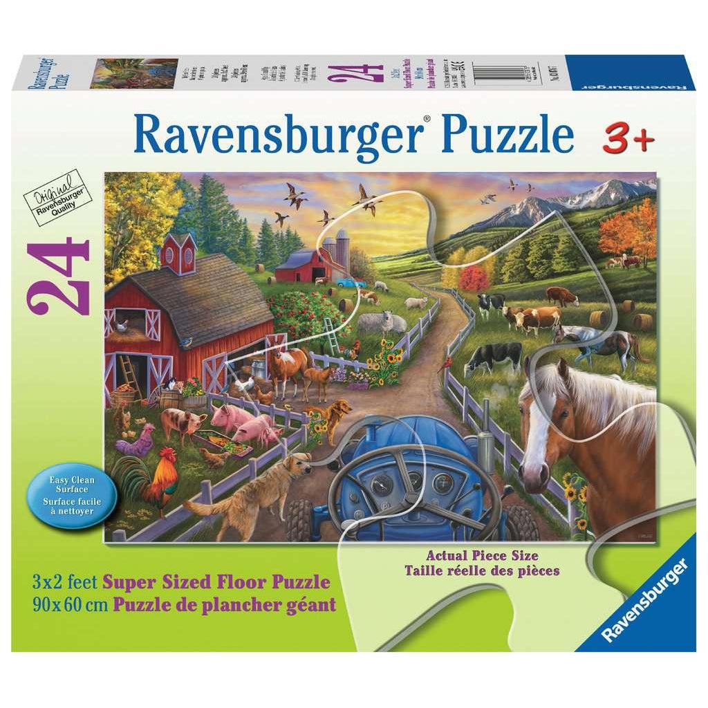 Ravensburger-My First Farm 24 Piece Floor Puzzle-3076-Legacy Toys