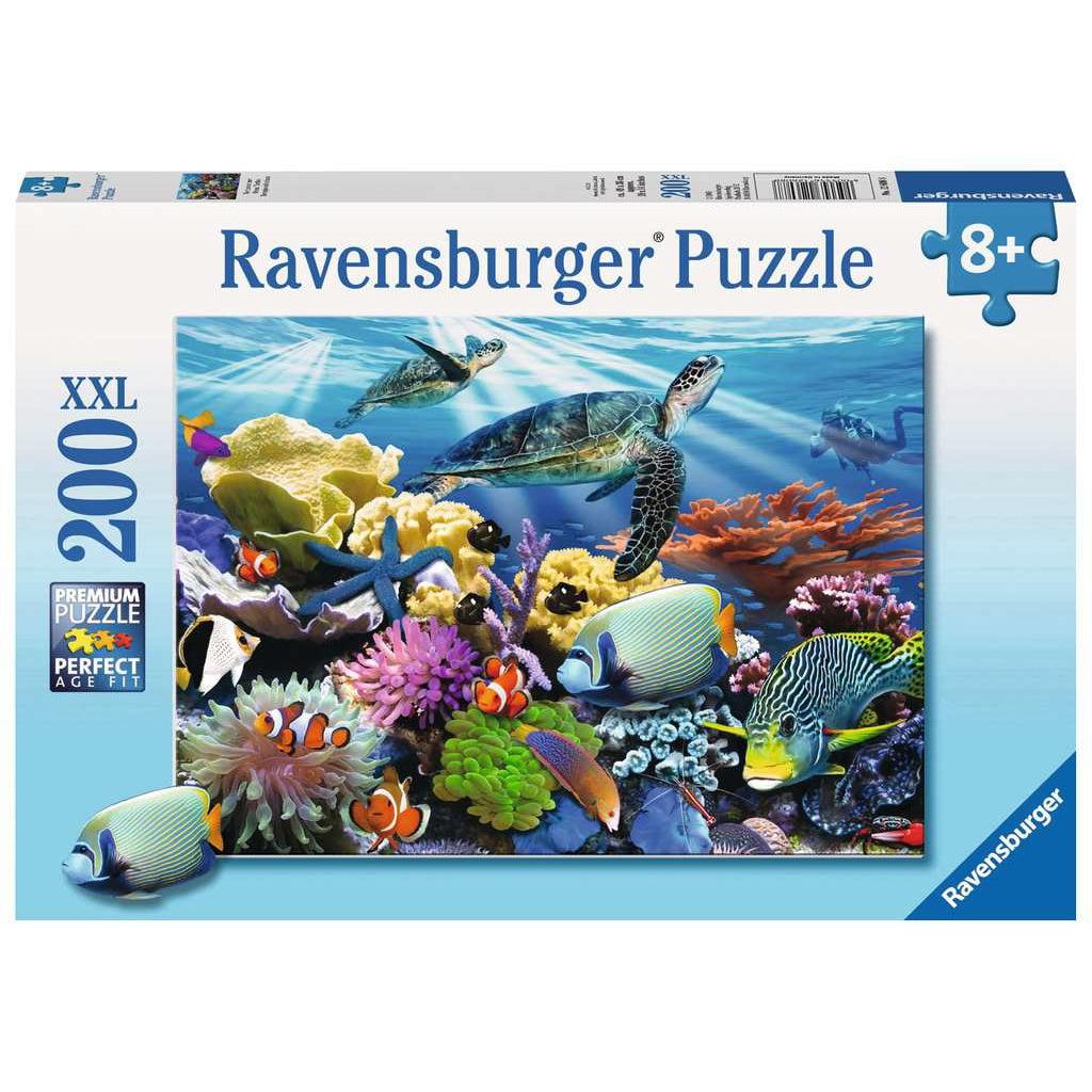 Ravensburger-Ocean Turtles - 200 Piece Puzzle-12608-Legacy Toys