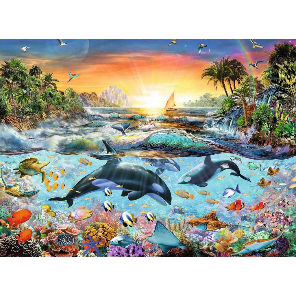 Ravensburger-Orca Paradise 200 Piece Puzzle-12804-Legacy Toys