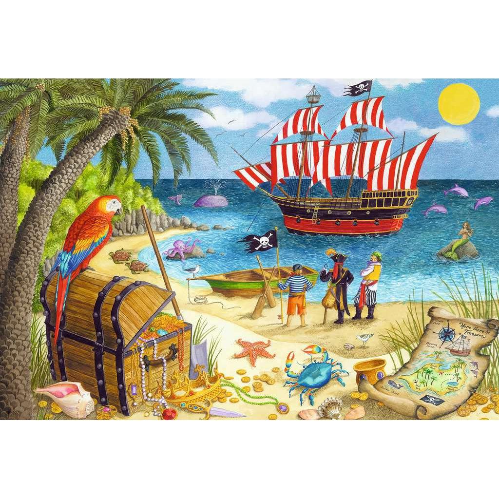 Ravensburger-Pirates & Mermaids - 2x24 Piece Puzzle-5676-Legacy Toys