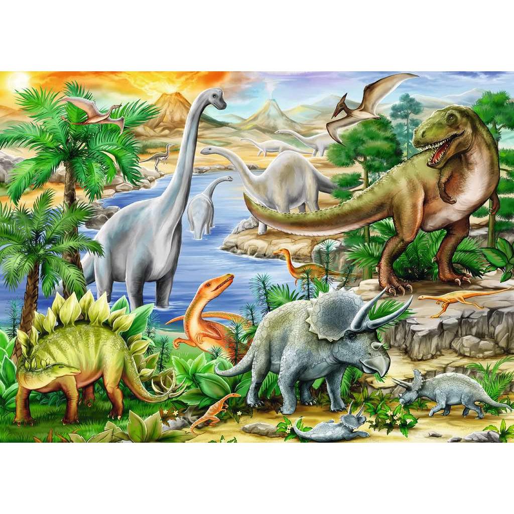 Ravensburger-Prehistoric Life 60 Piece Puzzle-9621-Legacy Toys