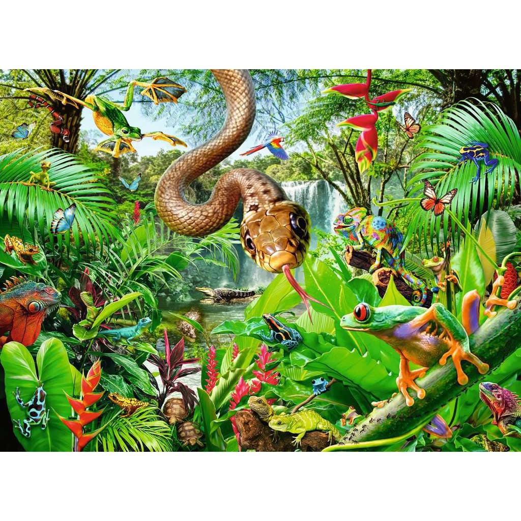 Ravensburger-Reptile Resort 300 Piece Puzzle-12978-Legacy Toys