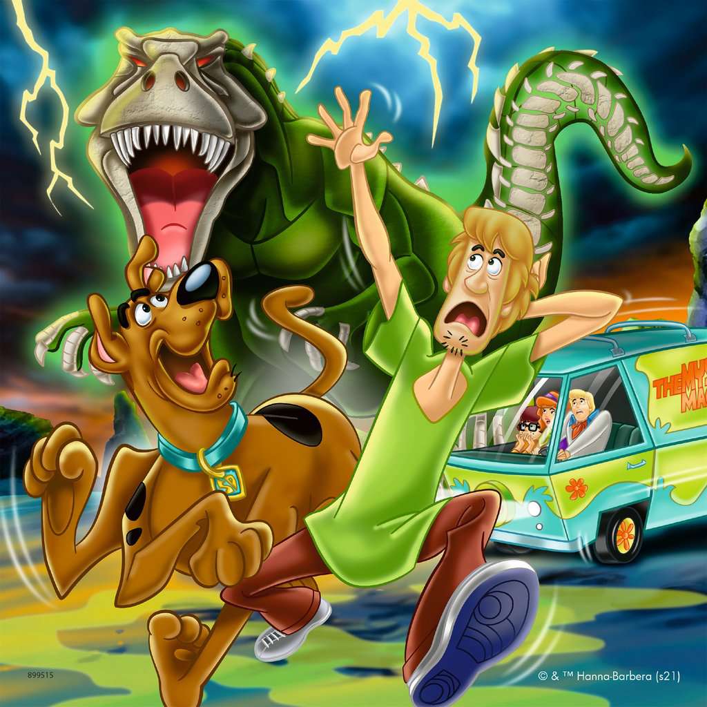 Ravensburger-Scooby Doo 3 Night Fright - 3x49 Piece Puzzle-52424-Legacy Toys