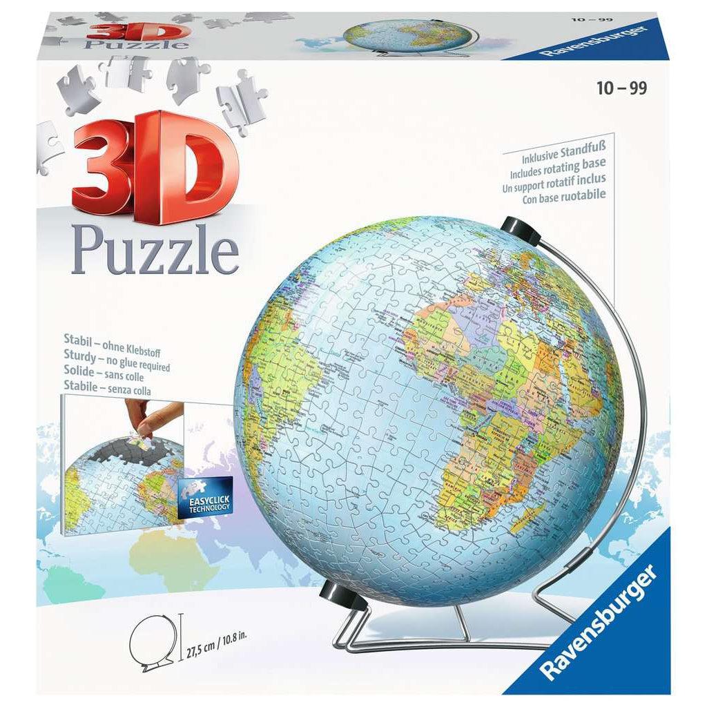 Ravensburger-The Earth 3D 540 Piece Puzzle-12436-Legacy Toys