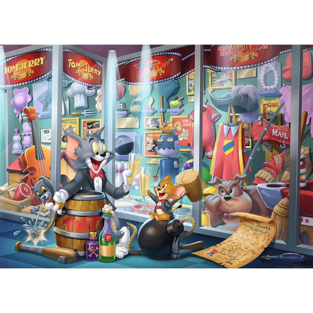 Ravensburger-Tom & Jerry Hall of Fame 1000 Piece Puzzle-16925-Legacy Toys