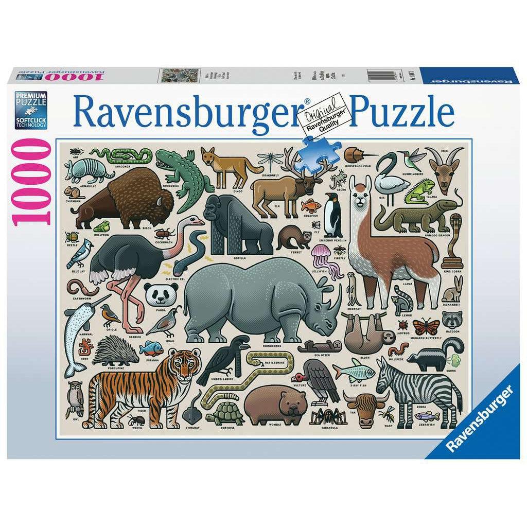 Ravensburger-You Wild Animal 1000 Piece Puzzle-16807-Legacy Toys