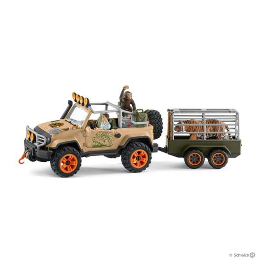 Schleich-4x4 Vehicle Off-roader with Rope Winch-42410-Legacy Toys