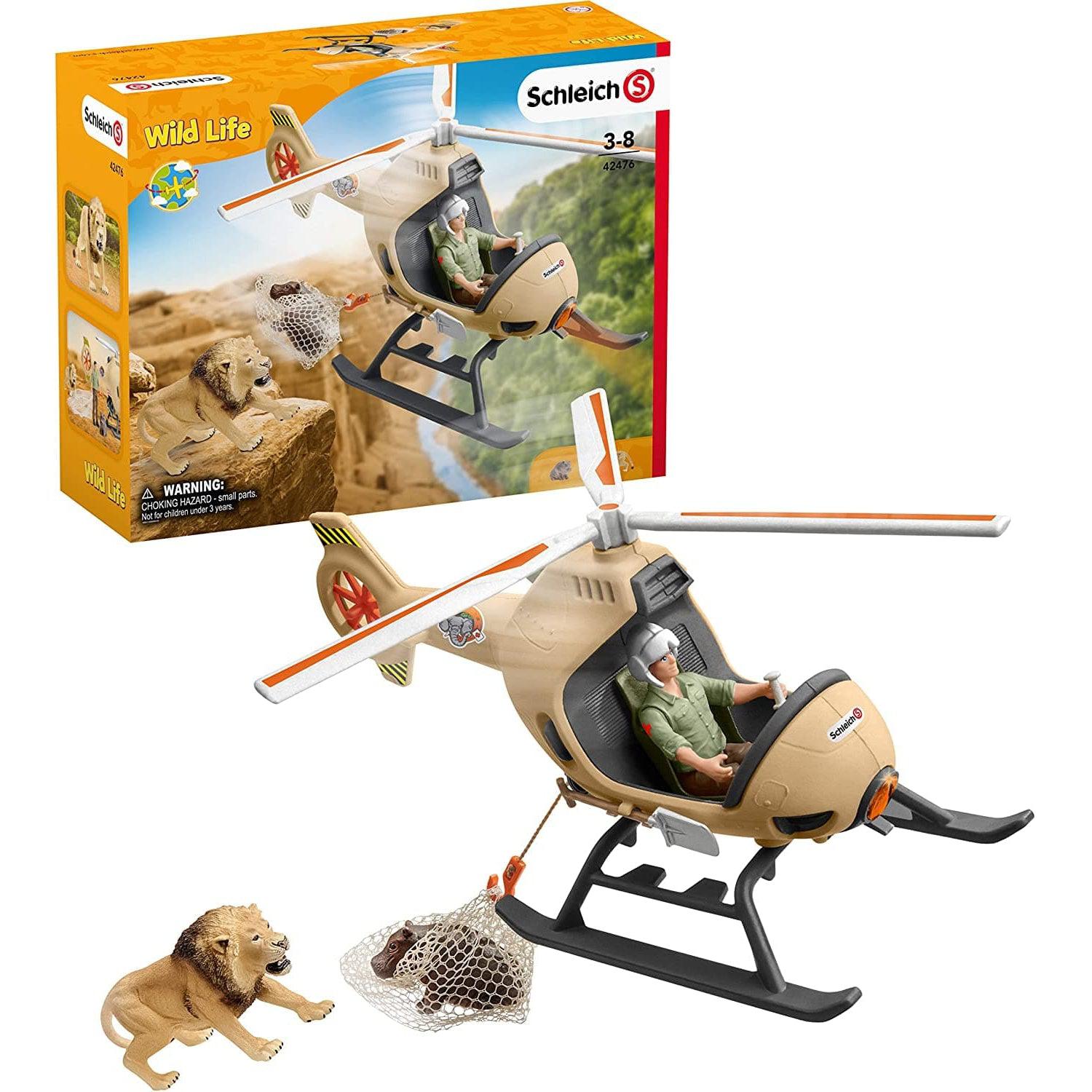 Schleich-Animal Rescue Helicopter-42476-Legacy Toys