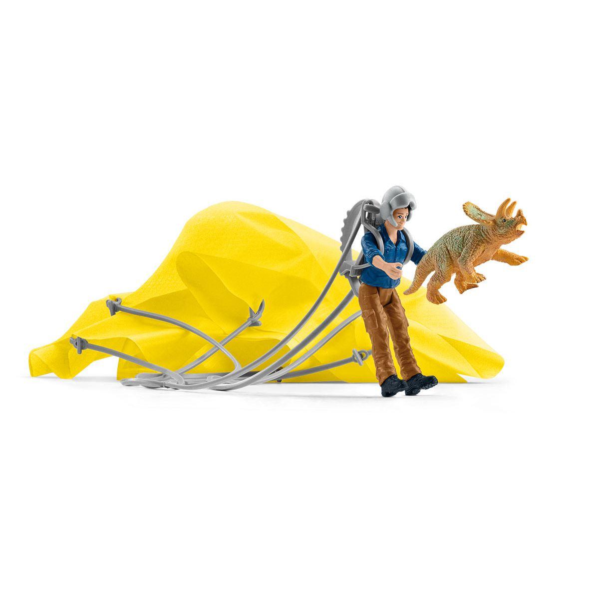 Schleich-Dino Parachute Rescue-41471-Legacy Toys