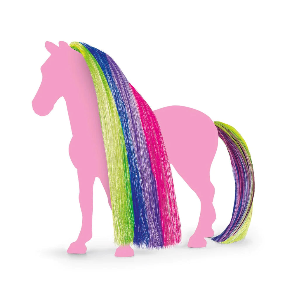 Schleich-Hair Beauty Horses Rainbow-42654-Legacy Toys