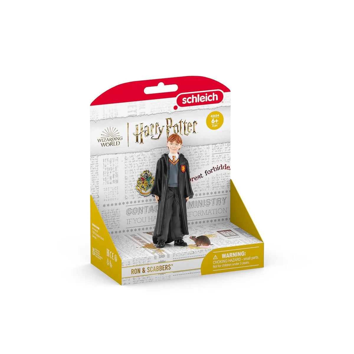 Schleich-Ron Weasley and Scabbers-42634-Legacy Toys