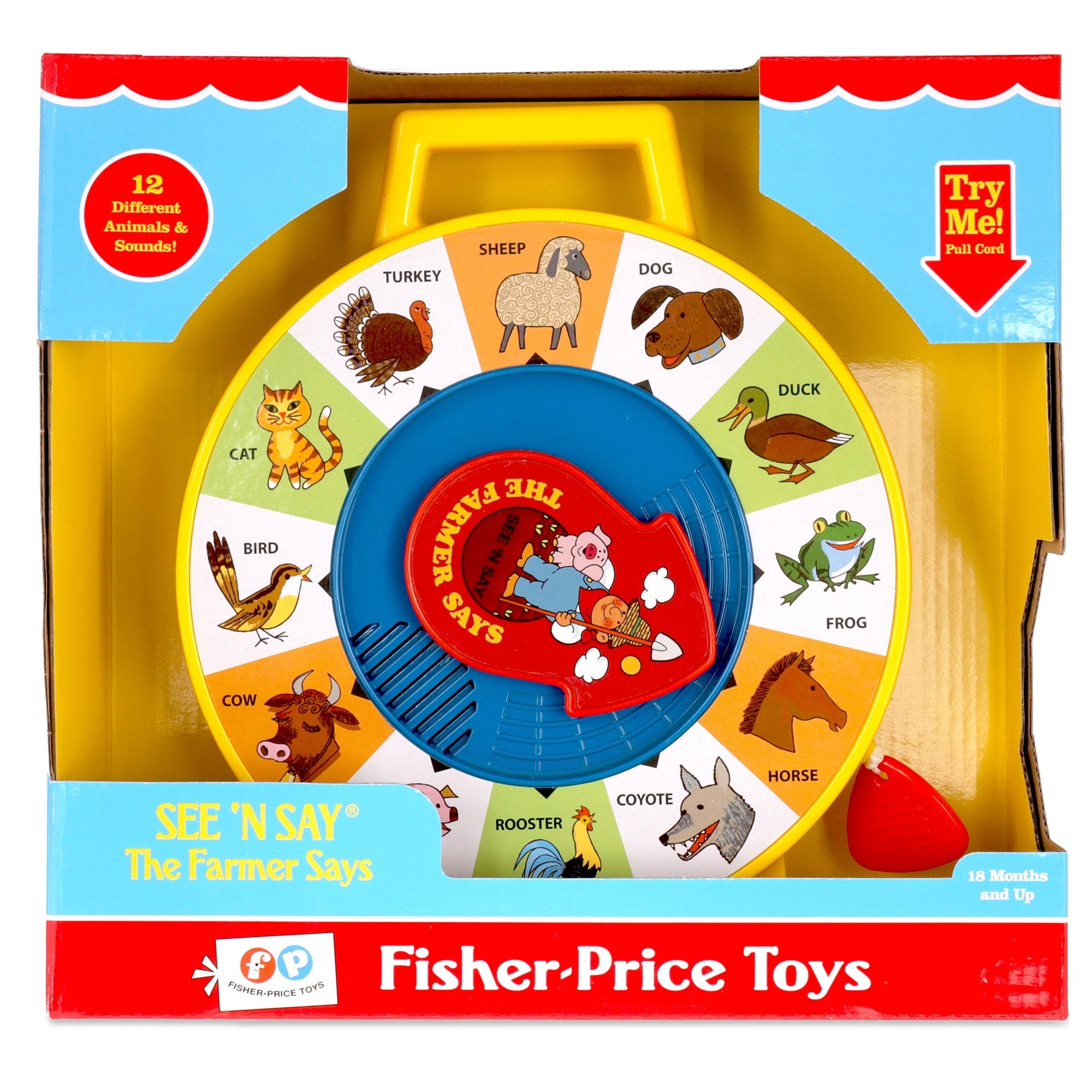 Schylling-Fisher Price Classics See N' Say-2070-Legacy Toys
