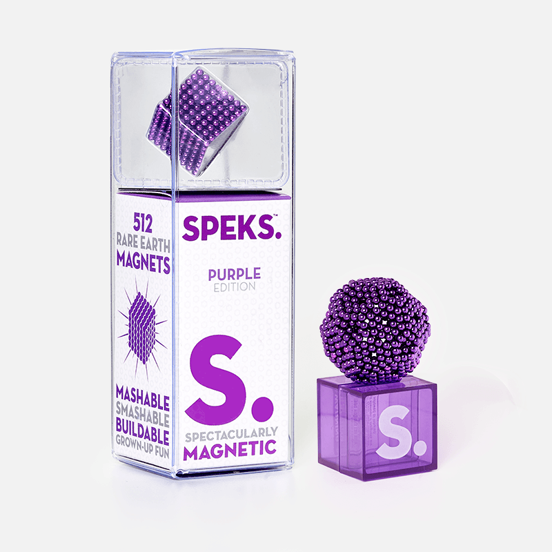 Speks-Speks 2.5mm Magnet Balls-512Purp-Purple-Legacy Toys