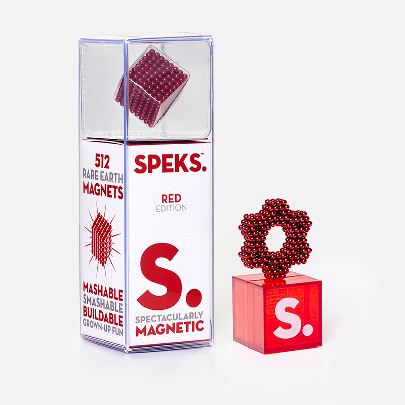Speks-Speks 2.5mm Magnet Balls-512Red-Red-Legacy Toys