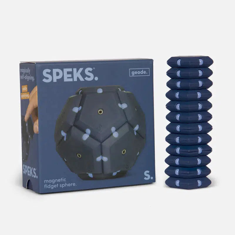 Speks-Speks Geode Magnetic Fidget-GEODE12SPACECADET-Space Cadet-Legacy Toys