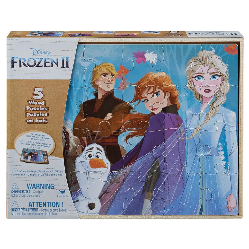 Spin Master-5 Pack Of Puzzles Assortment-20119341-Frozen II-Legacy Toys