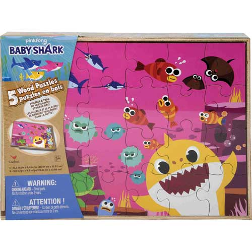 Spin Master-5 Pack Of Puzzles Assortment-20121023-Baby Shark-Legacy Toys