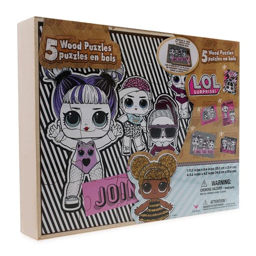 Spin Master-5 Pack Of Puzzles Assortment-20131704-LOL Surprise!-Legacy Toys