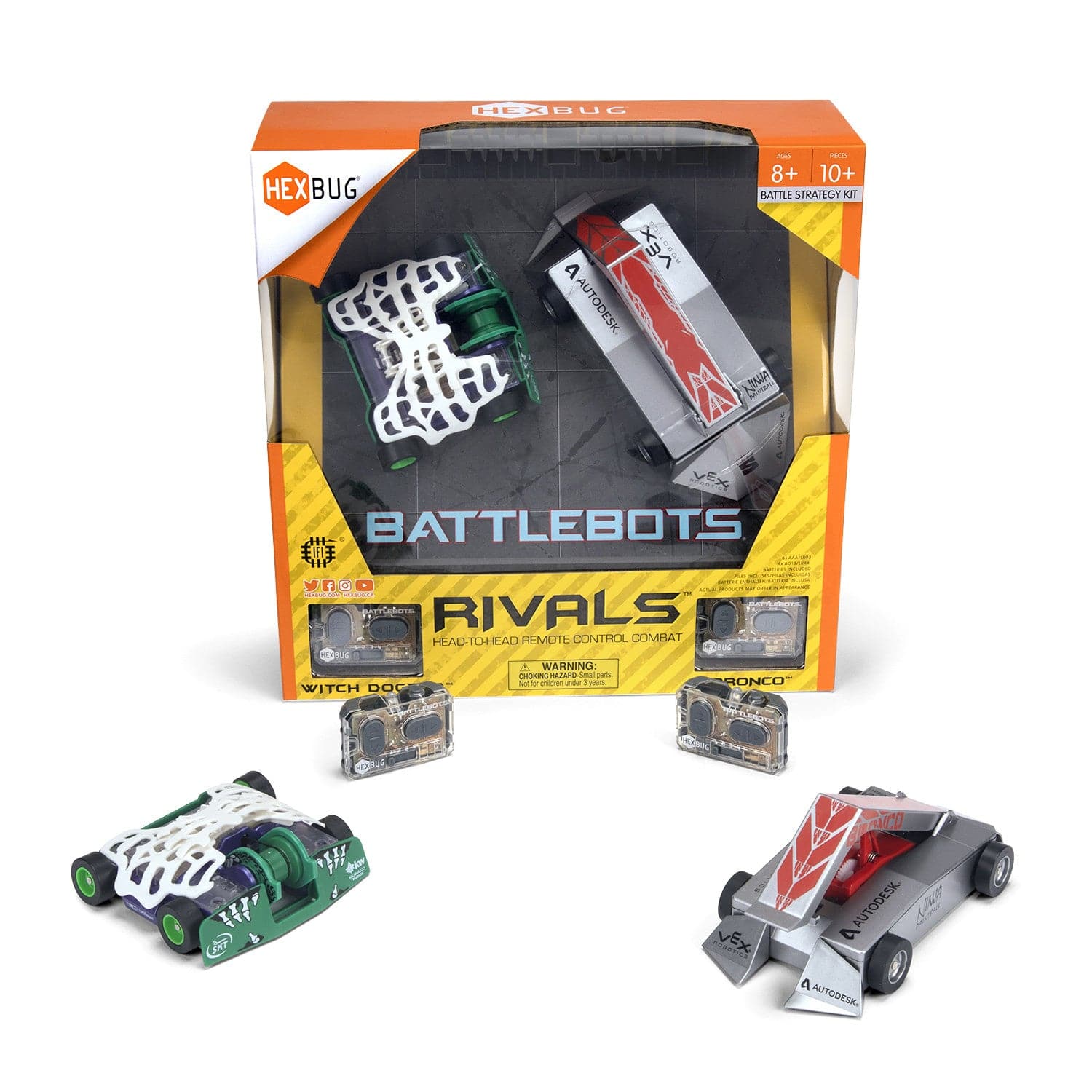 Spin Master-Hexbug Battlebots Rivals V3 - Bronco vs. Witch Doctor II-6069006-Legacy Toys