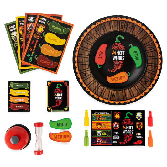 Spin Master-Hot Words Card Game-6056961-Legacy Toys