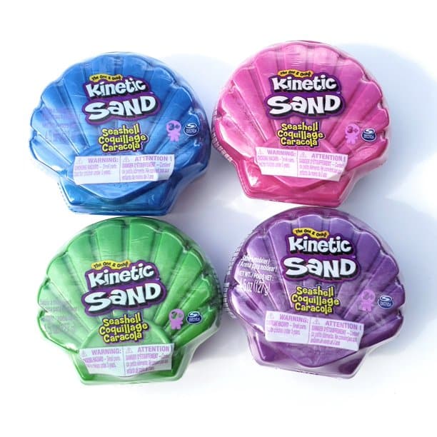 Spin Master-Kinetic Sand 4.5 oz Seashell Sand Assortment--Legacy Toys