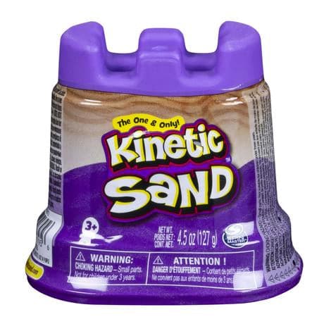 Spin Master-Kinetic Sand Single Container-11870-Purple-Legacy Toys