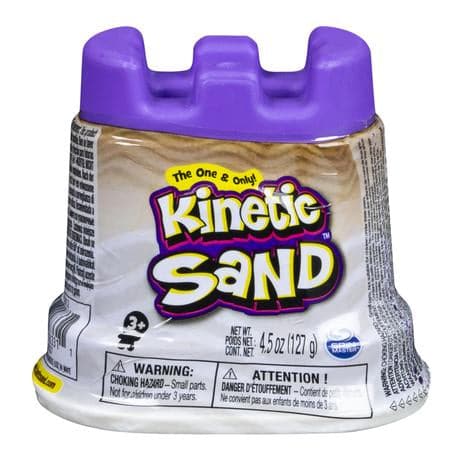 Spin Master-Kinetic Sand Single Container-11871-White-Legacy Toys