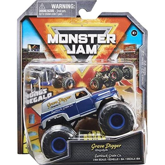 Spin Master-Monster Jam Series 22 - 1:64 Scale Monster Truck Die-Cast Vehicle-20130627-Grave Digger Currituck Grain Co-Legacy Toys