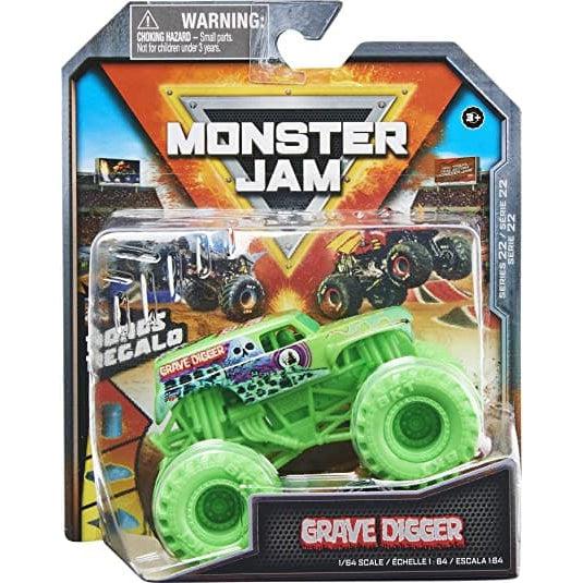 Spin Master-Monster Jam Series 22 - 1:64 Scale Monster Truck Die-Cast Vehicle-20130628-Grave Digger-Legacy Toys
