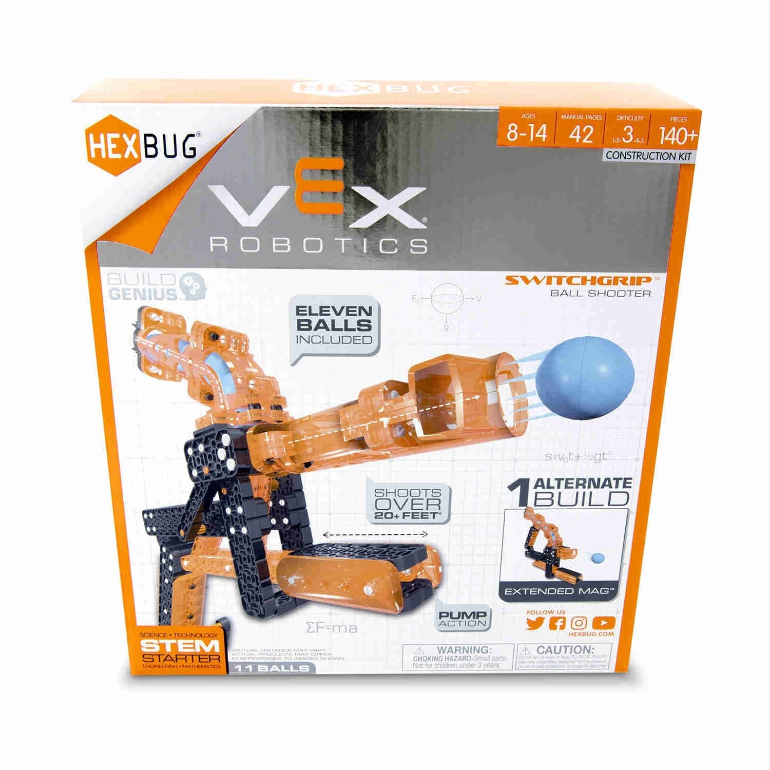 Spin Master-Vex Robotics STEM Switchgrip Ball Shooter-406-5517-Legacy Toys