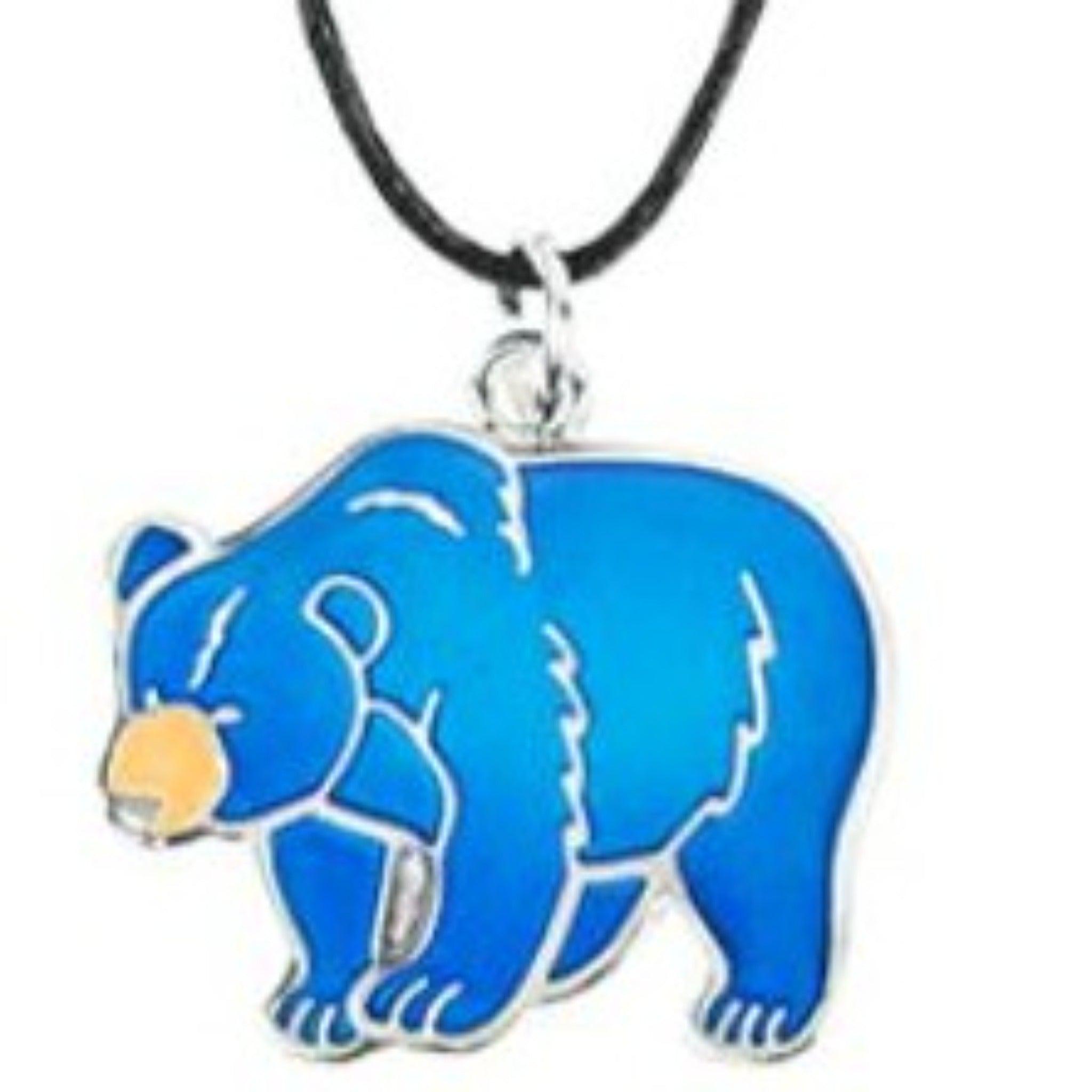 Squire Boone Village-Wildlife Mood Necklace - Bear-RFN136-Legacy Toys