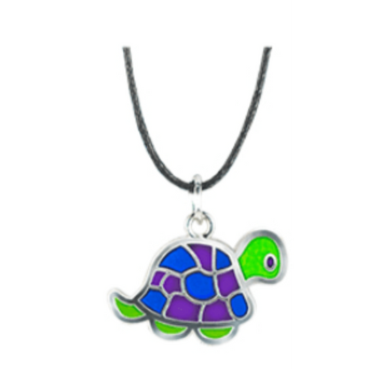 Squire Boone Village-Wildlife Mood Necklace - Turtle-RFN131-Legacy Toys