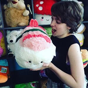 Squishable-Comfort Food - 15" Shrimp Sushi-SQU-102901-Legacy Toys