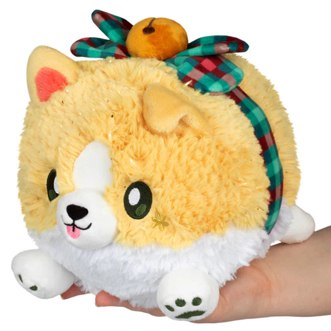 Squishable-Mini Squishable - Festive Corgi-126112-Legacy Toys