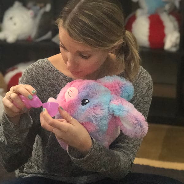 Squishable-Mini Squishables - 7" Cotton Candy Bunny-SQU-105360-Legacy Toys