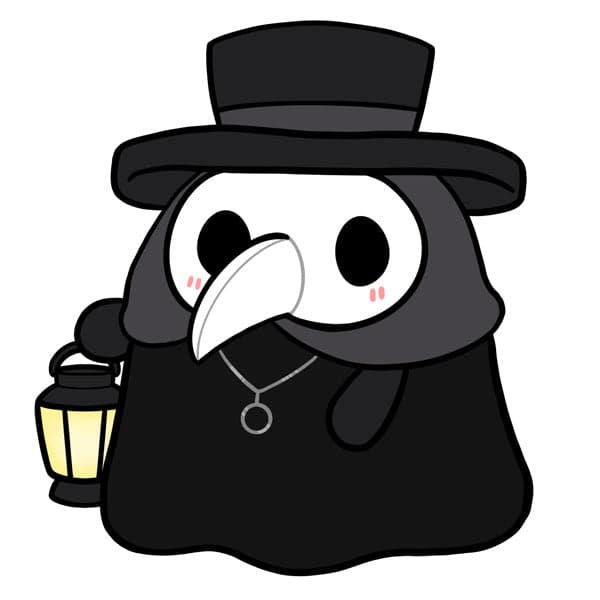 Squishable-Mini Squishables - 7" Plague Doctor-SQU-112863-Legacy Toys